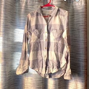 A&F cotton button up